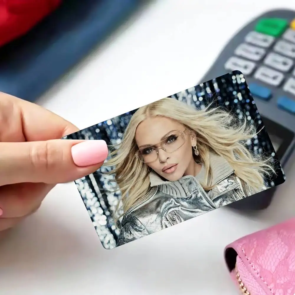 Retro Disco Pop Music Madonna Confessions I Feel So Free 4pcs 1Set Card Stickers Small Waterproof