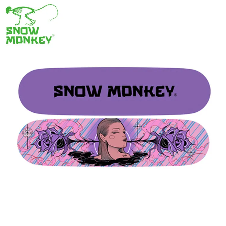 The Fine Quality Snow Sport Utensils Multi Color Mixed Wood Trampoline Snowboard