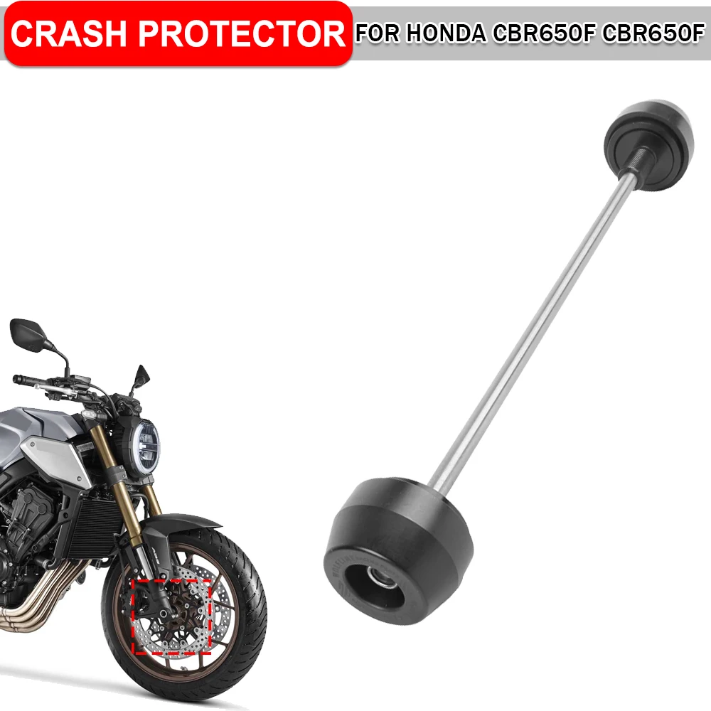 

For Honda CB650R Neo Sports Cafe CBR650R 2019-2022 CB650F CBR650F 2019 Motorcycle Front Wheel Axle Fork Crash Slider Protector