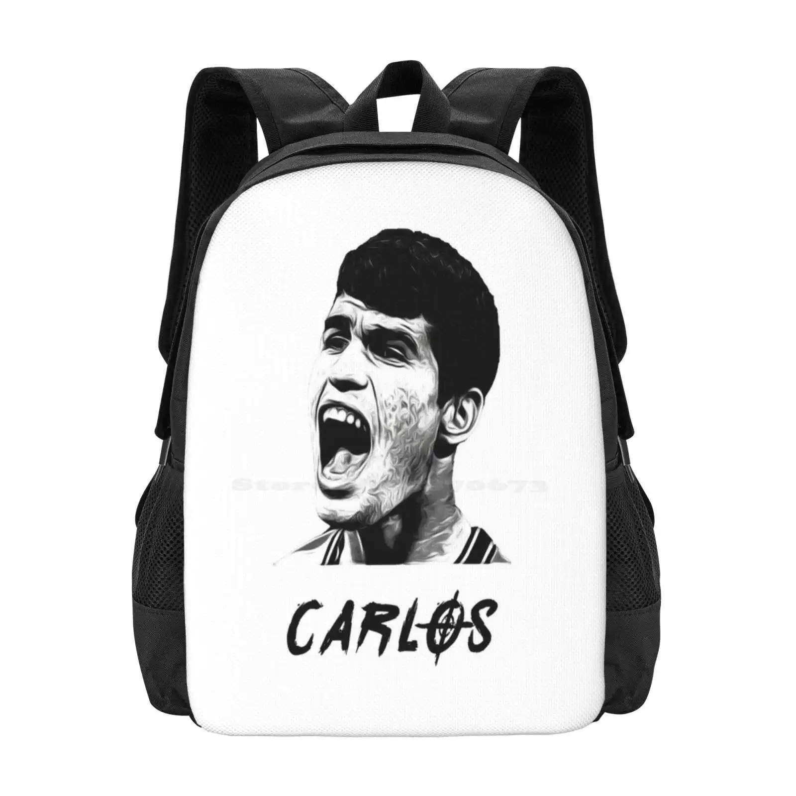 Carlos Alcaraz Tennis Hot Sale Schoolbag Backpack Fashion Bags Atp Australian Open Us Open Charles Tennis Player 2Girls1Shirt