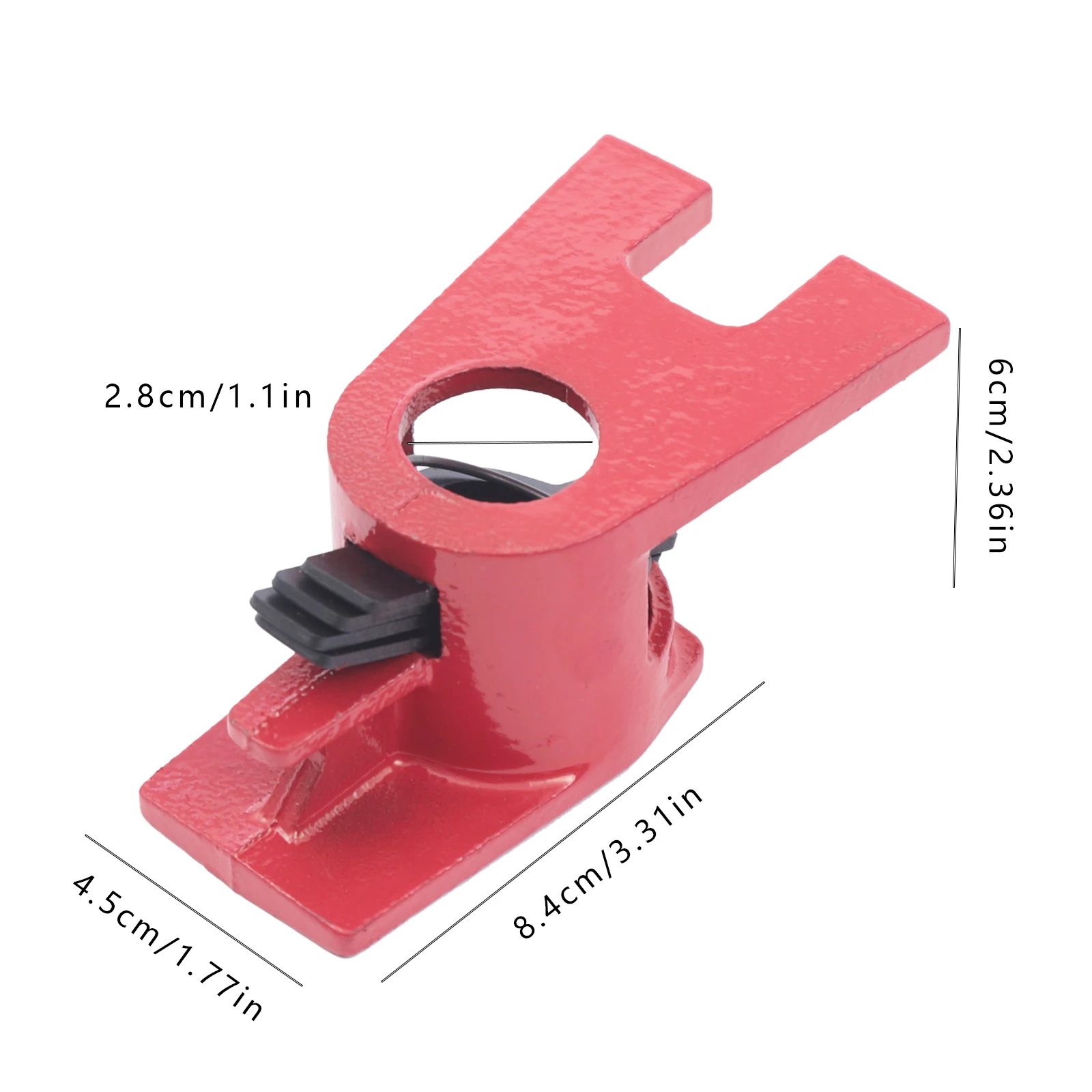 Imagem -06 - Colagem de Madeira Tubo Clamp Grupo Quick Release Bar Clamps Base Ampla para Carpintaria Heavy Duty Ferro Fundido Pack 4