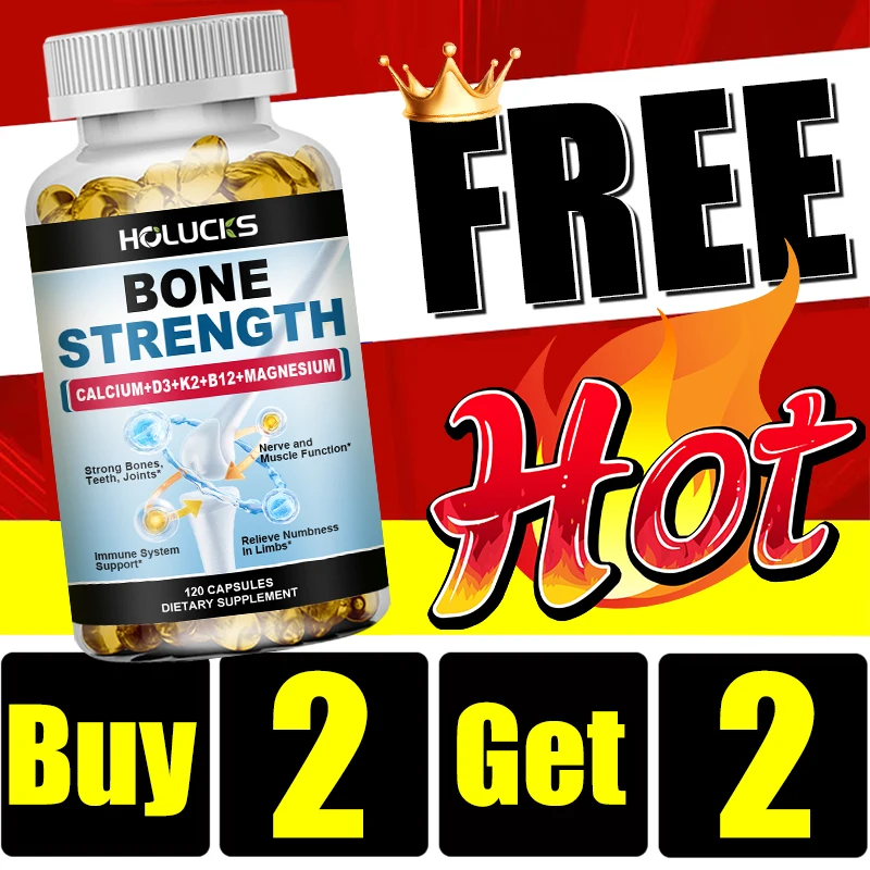 

Купи 2, получи 2 бесплатно! Усовершенствованная добавка для укрепления костей, для комплексного укрепления костей, гибкости и жизненной силы, с функцией смазки суставов