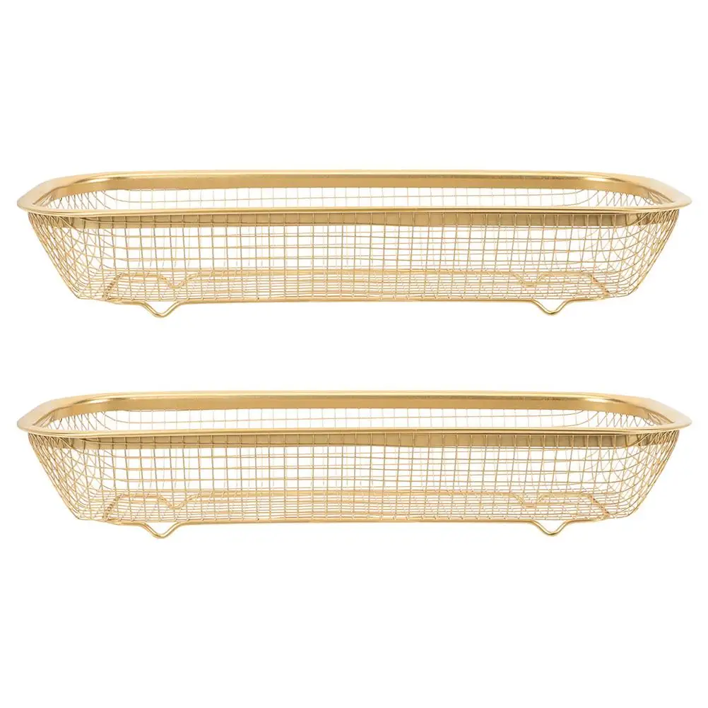 

2Pcs Stainless Steel Chopsticks Basket Golden Utensil Drainer Drying Rack Holder Storage For Cutlery Silverware chopsticks forks