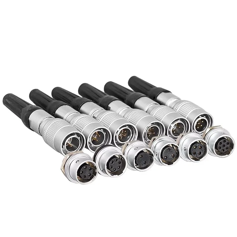 YC8-2P/3P/4P/5P/6P/7P Air Sensor Connector Plug and Socket Miniature Push-Pull 8mm Quick-Connect Aviation Socket