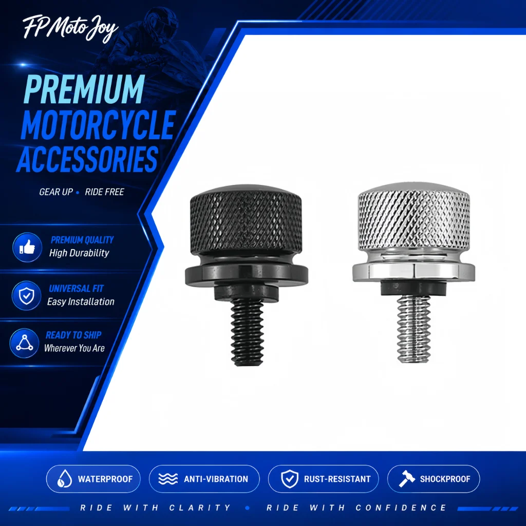 Universal CNC Machined 6mm Round Seat Bolt Motorcycle Modification Accessories Fit for Harley Davidson