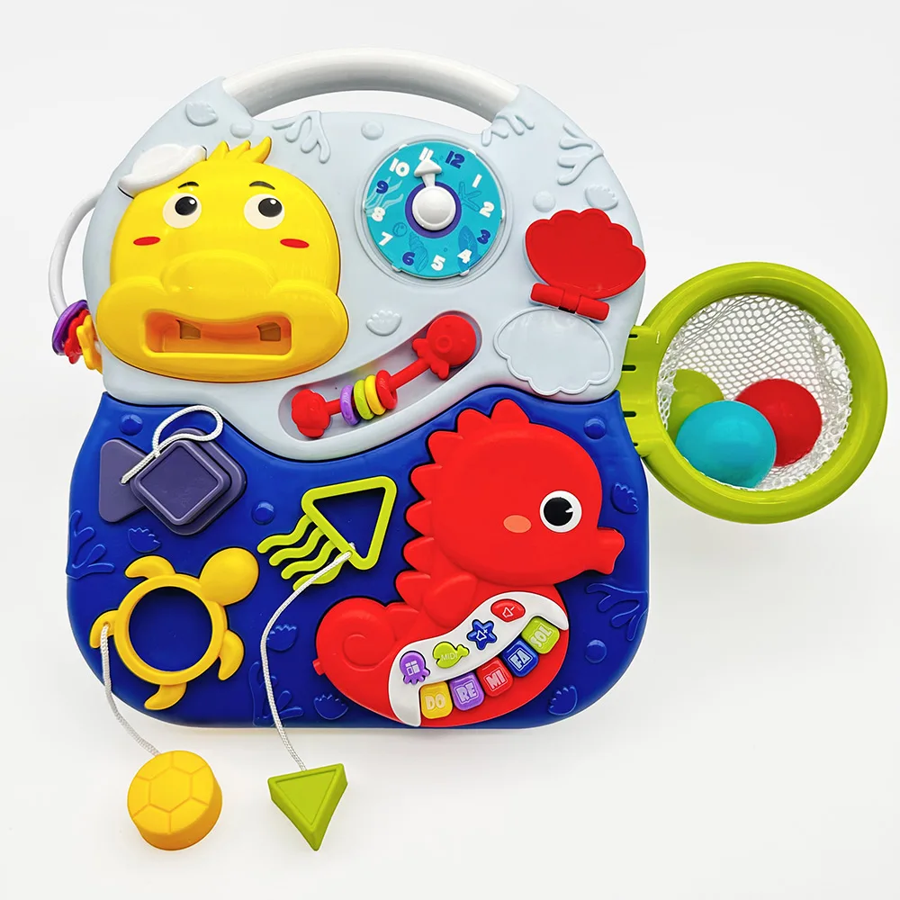 Jouet marcheur à pousser pour bébé, activité multifonction, Table d'apprentissage, jouets musicaux, marcheur de basket-ball réglable pour noël de 0 à 72 mois