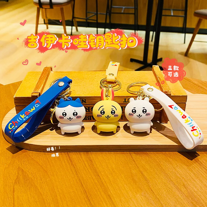 

Брелок с героями мультфильмов, милая кукла, Usagi Hachiware, подвеска на рюкзак для пары, каваи, аниме, аксессуары, подарочные игрушки