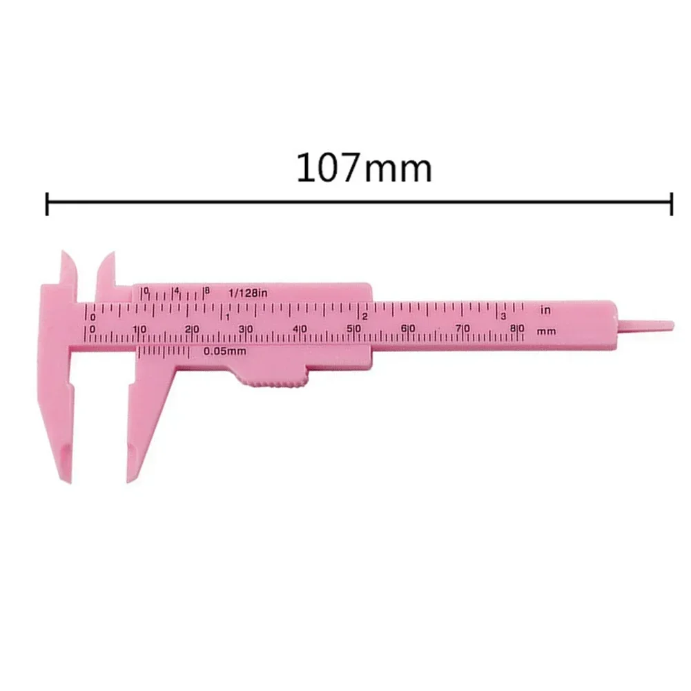 1pc 0-80mm/150mm Double Rule Scale Plastic Sliding Vernier Caliper Student Dial Gauge Measure Tool For Jewellery Measurement