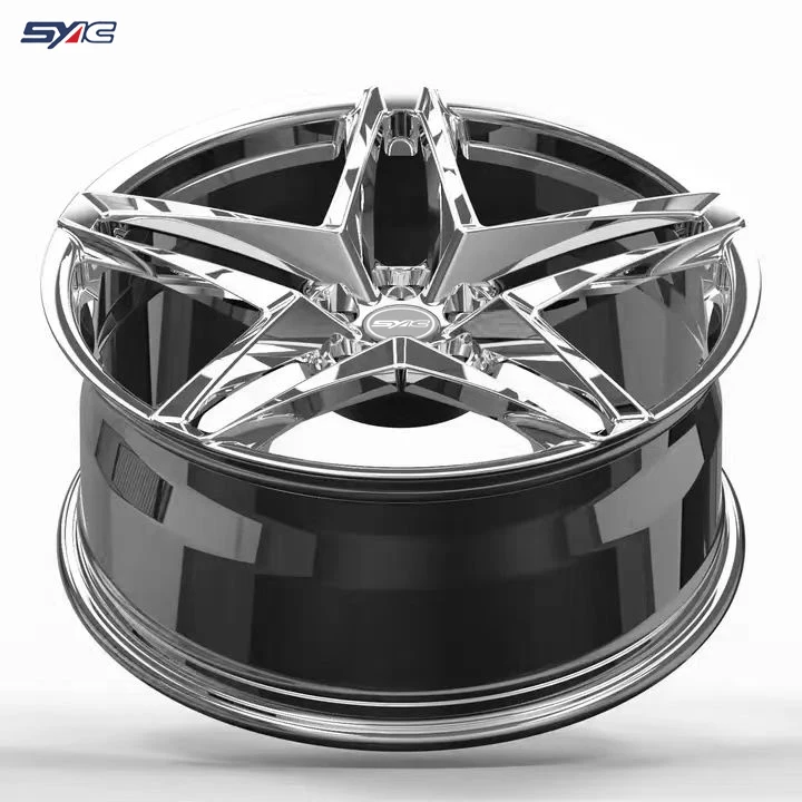 SYAC 18 19 20 21 22 23 24 Inch Forging Wheels Customization Chromed/Polished/Brushed Alloy Rims for Passenger Car Sports Car