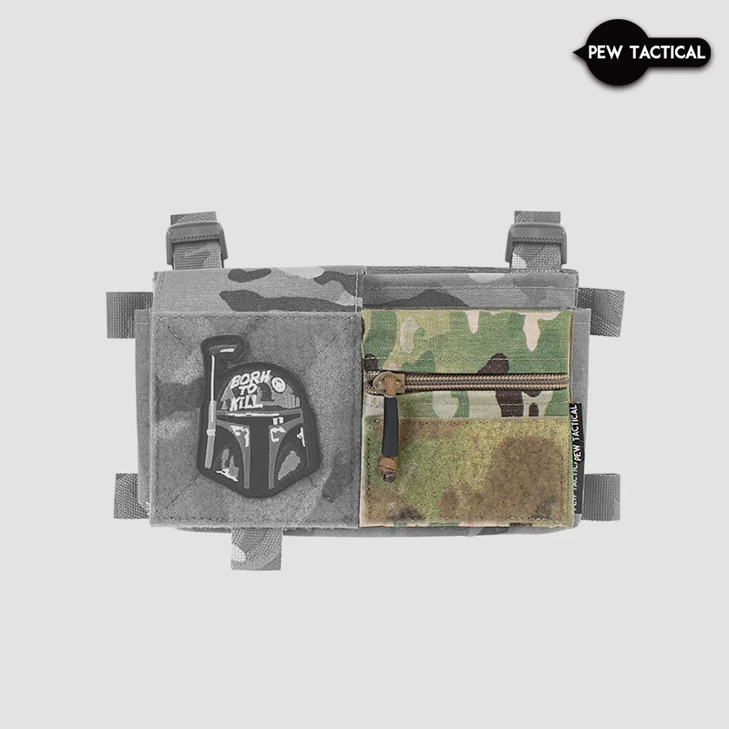 Pew-bolsa táctica Candy Micro, bolsa de administración con media solapa, cremallera, Airsoft, MK3, MK4, aparejo de pecho, 4x4, V3