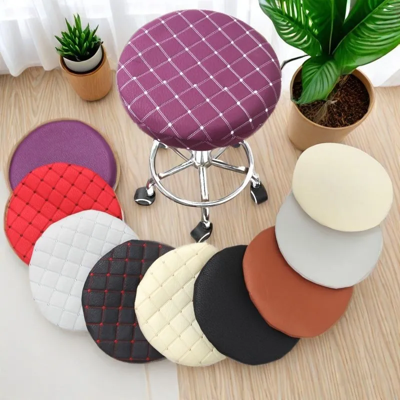 

35/40cm Round stool cover, round stool cover, bar counter swivel chair cover, round stool cover, anti-slip chair cover