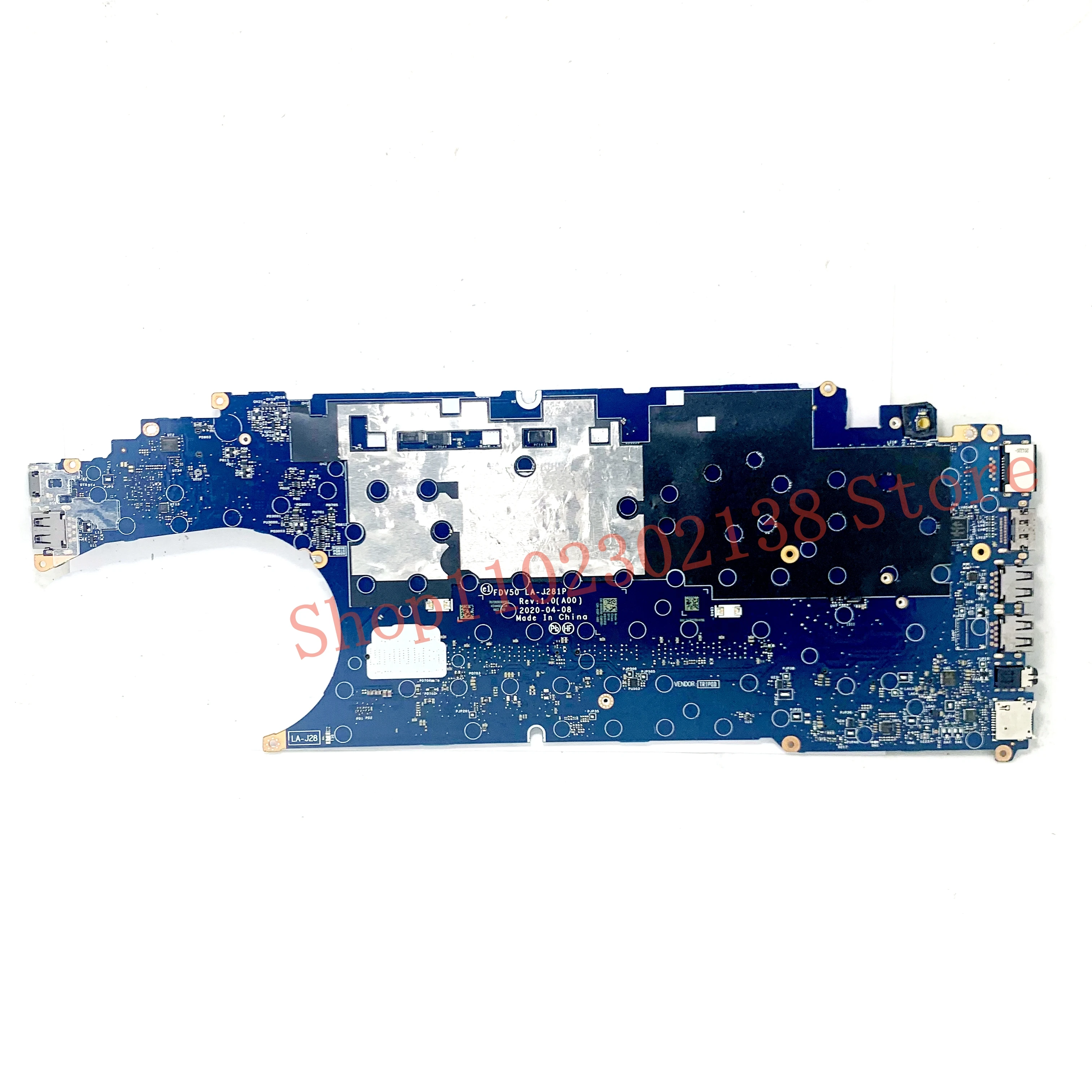 CN-09XKR8 09XKR8 9XKR8 W/SRH8R I5-10400H CPU Mainboard For Dell Latitude 5511 Laptop Motherboard FDV50 LA-J281P DDR4 100% Tested