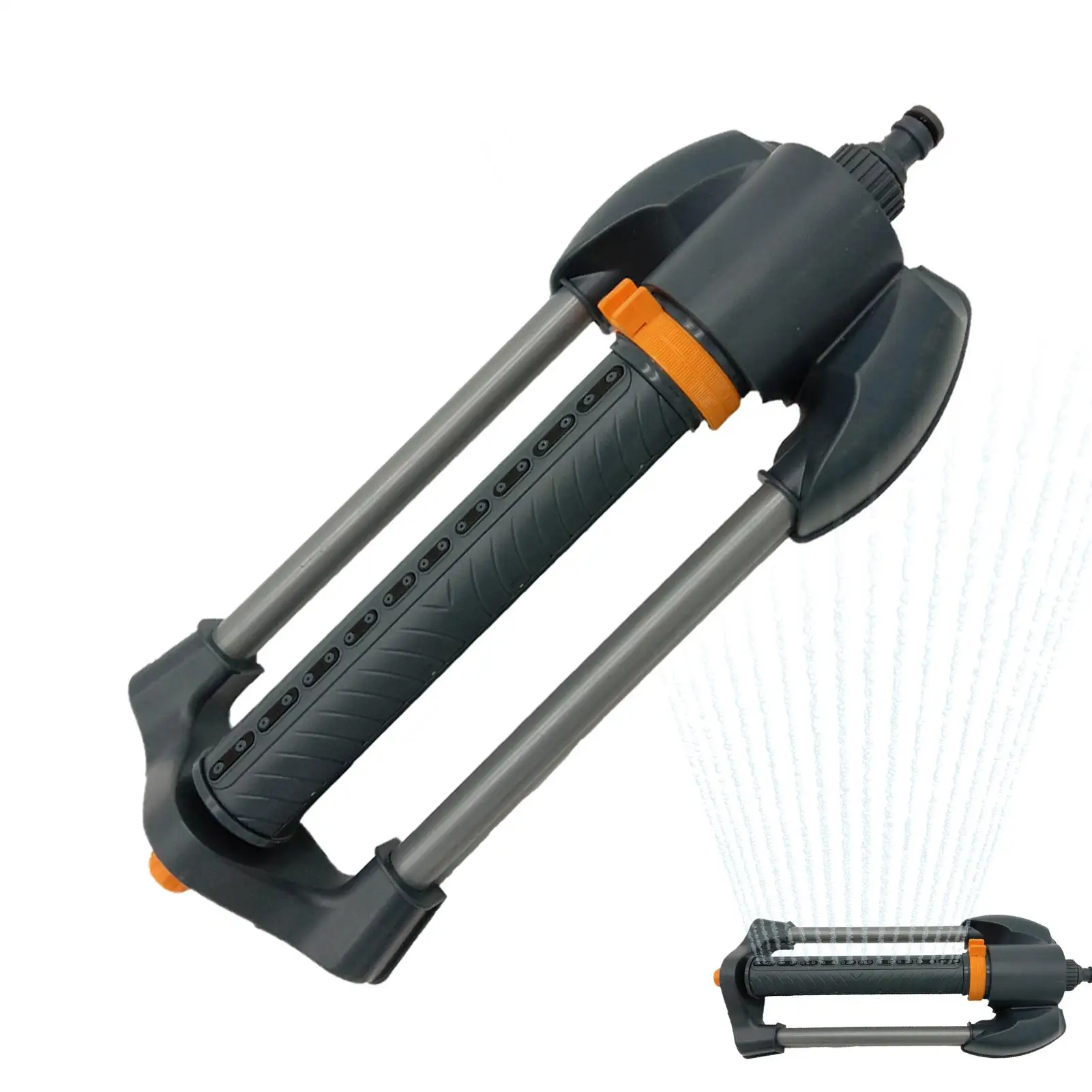 Aspersores de jardín oscilantes para exteriores, herramienta de riego para huertos, invernaderos, granjas y paisajes, para camas elevadas.