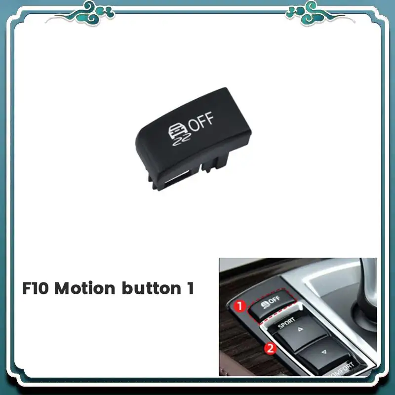 ABTU-Car الرياضة وضع التبديل زر 61319267890 لسيارات BMW 5 6 سلسلة X3 X4 F10 F18 مركز وحدة التحكم زر التبديل رقم 1 زر LHD Par