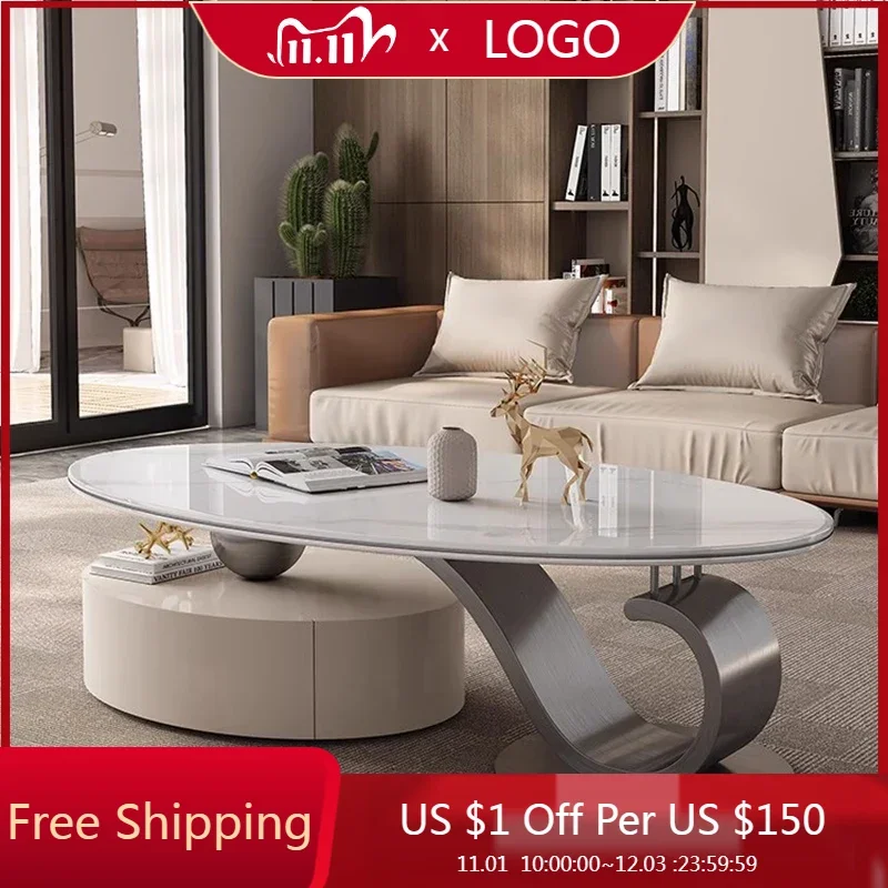 

Italian Unique Coffee Table Space Saving Minimalist Aesthetic Side Table Nordic Italian Computer Mesas Bajas Home Furniture