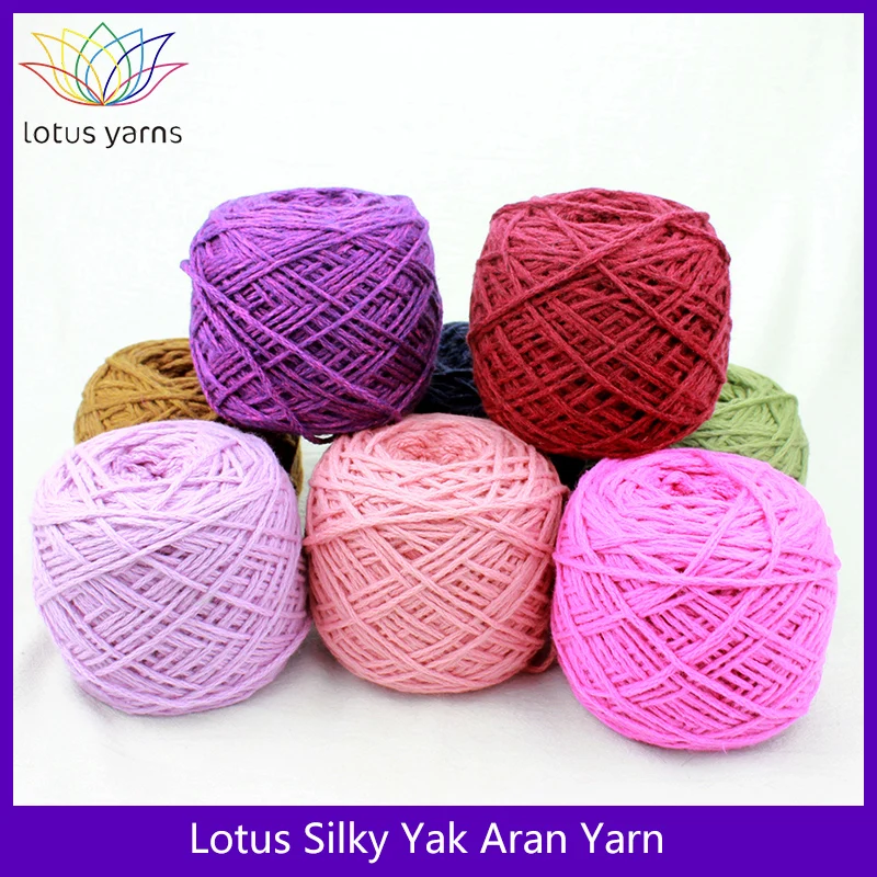 1*50g hank  Silk Yak Aran Weight Yarn  Hand knitting Crochet DIY Soft For Fashion Garments Baby Clothes