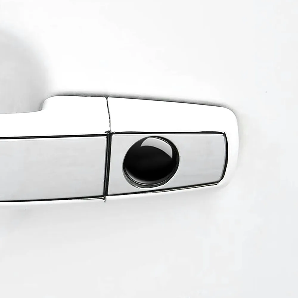 لفولكس واجن جيتا تيجوان بولو باسات CC جولف R20 R36 EOS شيروكو قفل الباب ثقب المفتاح ملصق 4 قطعة أعواد تزيين ديكور #4