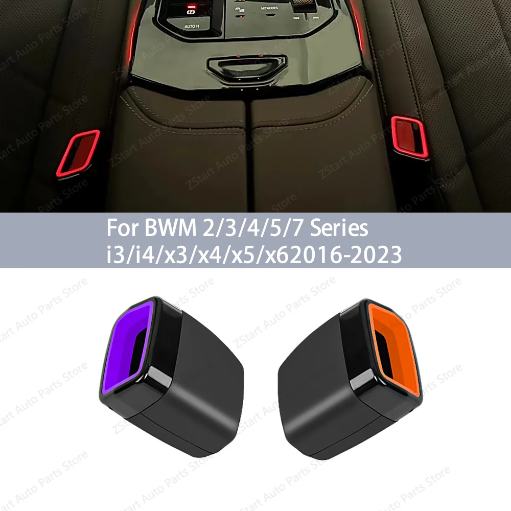 For BMW 2345 6GT 7 Series G30 G32 G02 G20 G22 G42 G60 G70 15 Colors LED Ambient Light Safety Buckle Lamp Interior Accessories