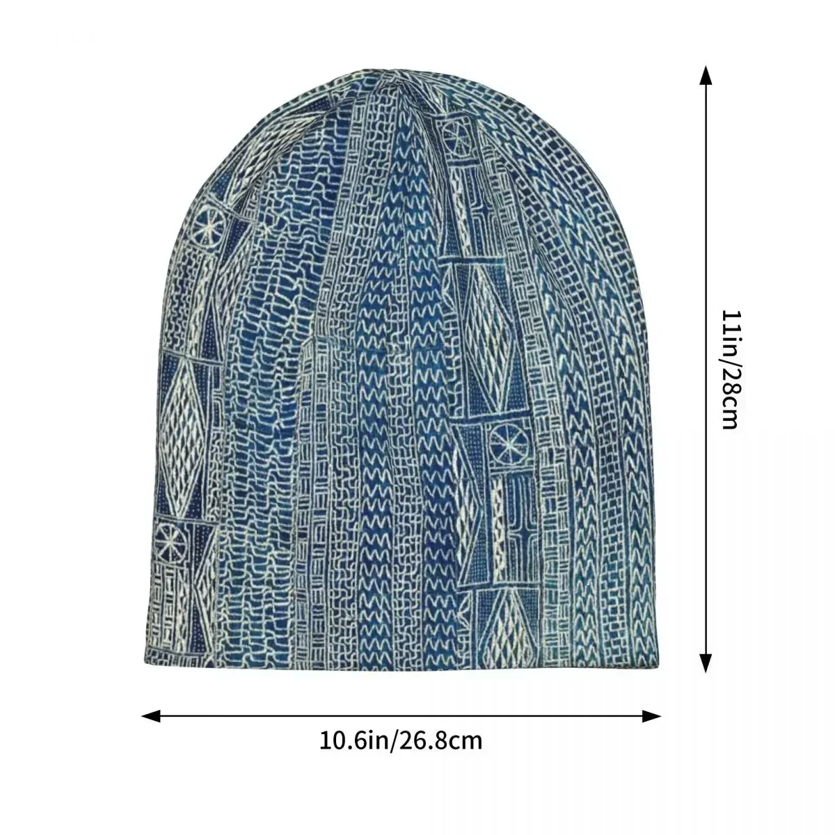 Oriental Rug Art Culture Ndop Cameroon Men Women Adult Beanies Caps Knitting Bonnet Hat Warm Hip Hop Autumn Winter Skullies Hats