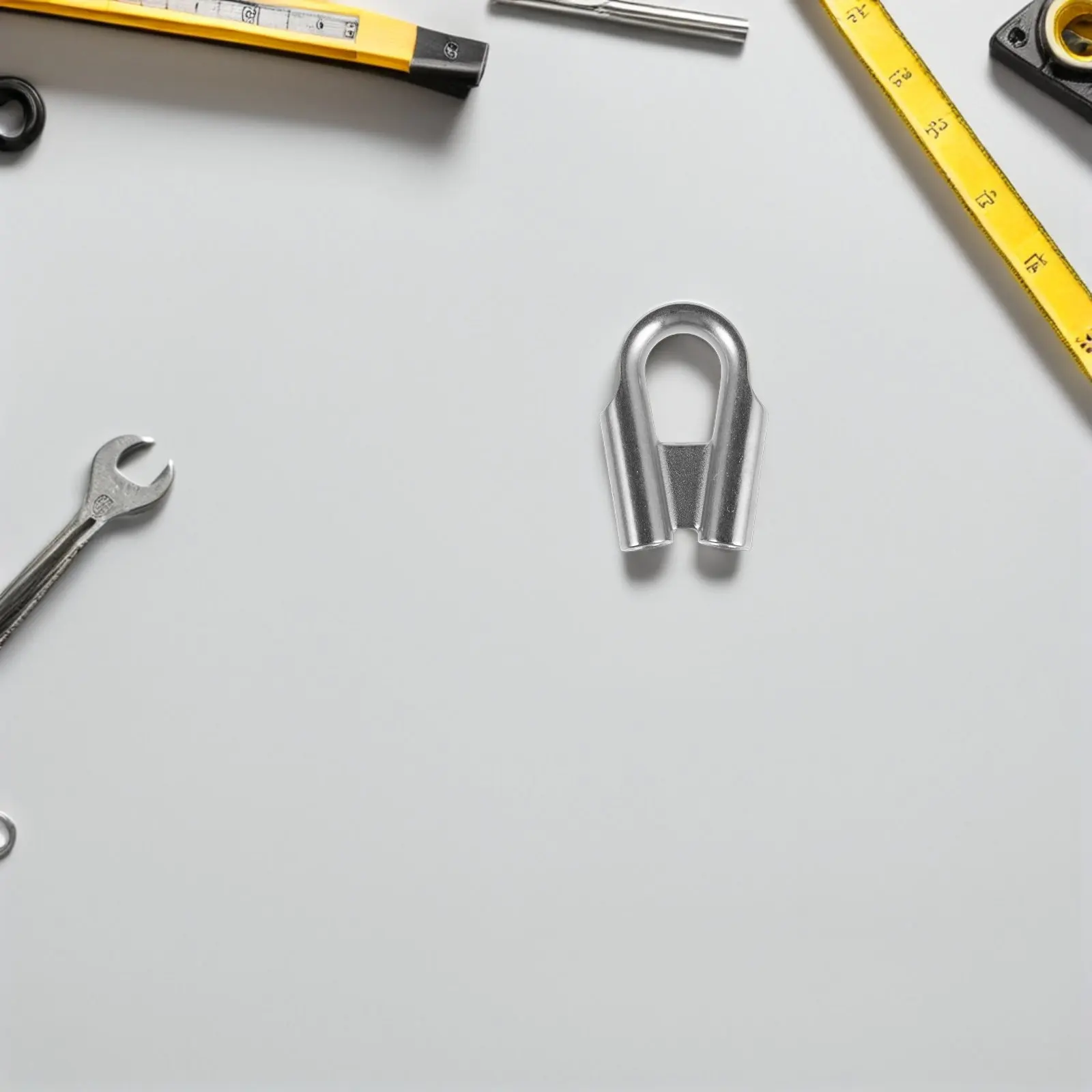 Stainless Steel Rope Thimble Heavy Duty Steel Cable Loop Protector 10Mm Marine Grade Rigging Hardware Eye Splice Protector Wire