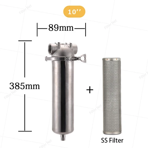 304 스테인레스 스틸 온수 필터 하우징, 고온 고유량, 1/2 3/4 1 ‘, 10 인치  Best5