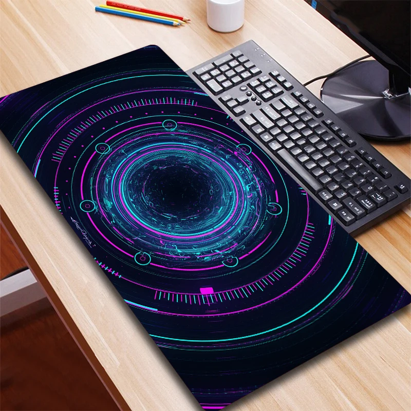 

Abstract Creative 800x300 Large Size Mouse Pad XXL Notebook Keyboard Table Pad Gaming Hoom Accessories Lockedge Art Mousepad Rug