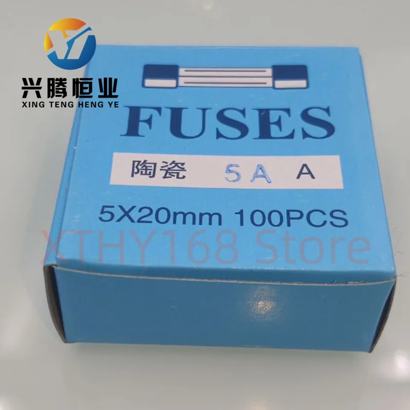 100pcs Ceramic Fuse 5*20 Fast Blow Ceramics Fuse F 0.5A 1A 1.5A 2A 2.5A 3A 3.15A 4A 5A 6A 6.3A 7A 8A 10A 15A 20A 30A 250V 5*20mm