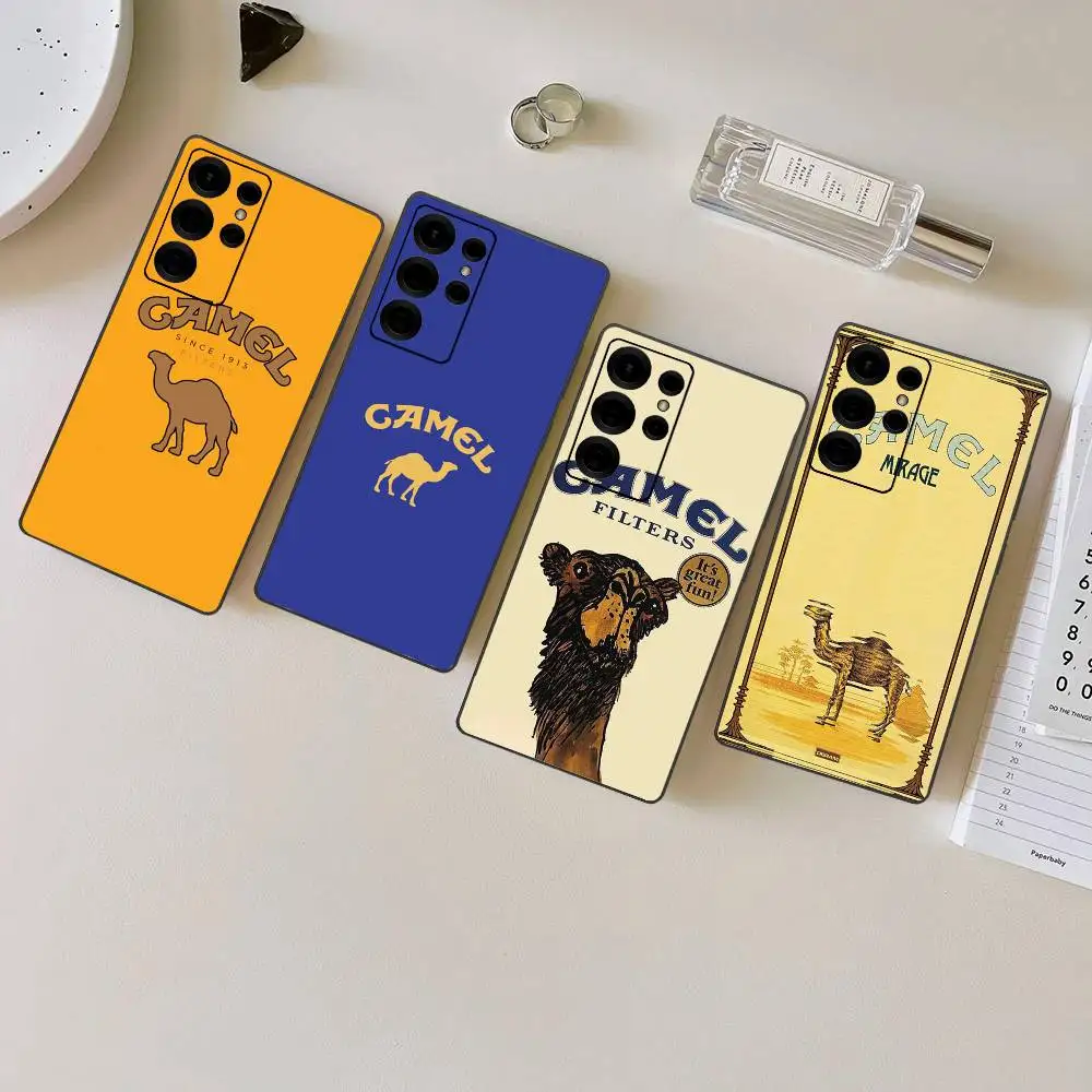 Vintage Camel Cigarettes Phone Case For Samsung S 24 fe 25 Ultra plus 20 lite 21 30 22 23 24 22 Ultra 5G Fundas view 2