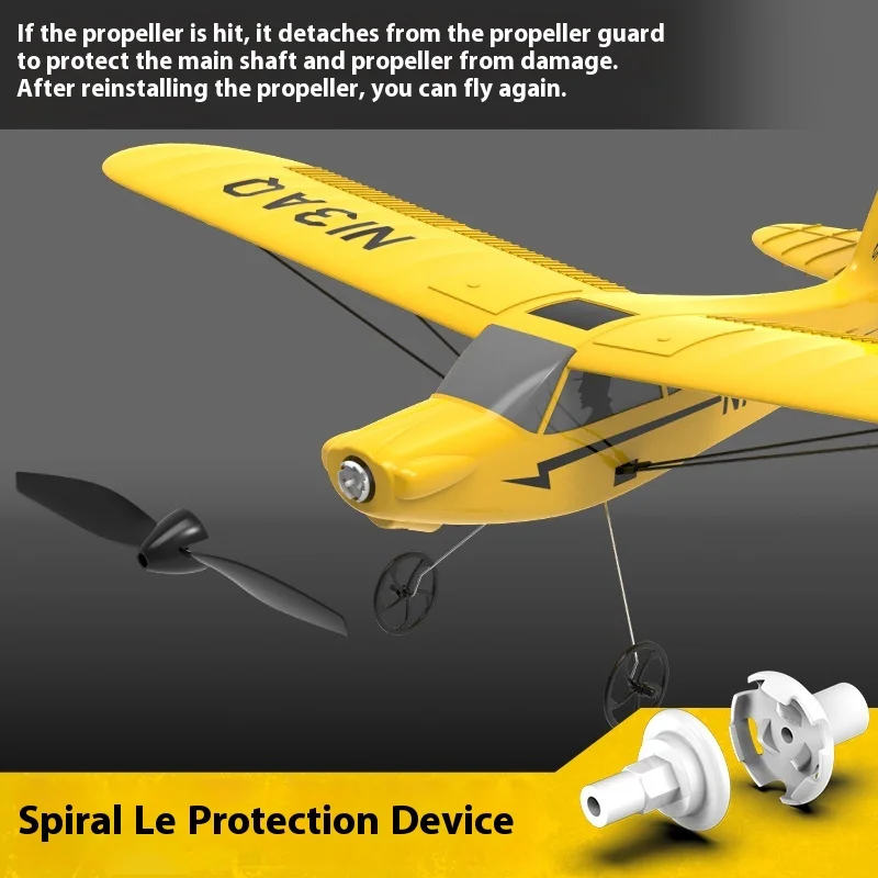 Remote Control Aircraft Three Channel Fixed Wing Trainer Electric Aircraft Model Foam Remote Control Aircraft Fall Resistance