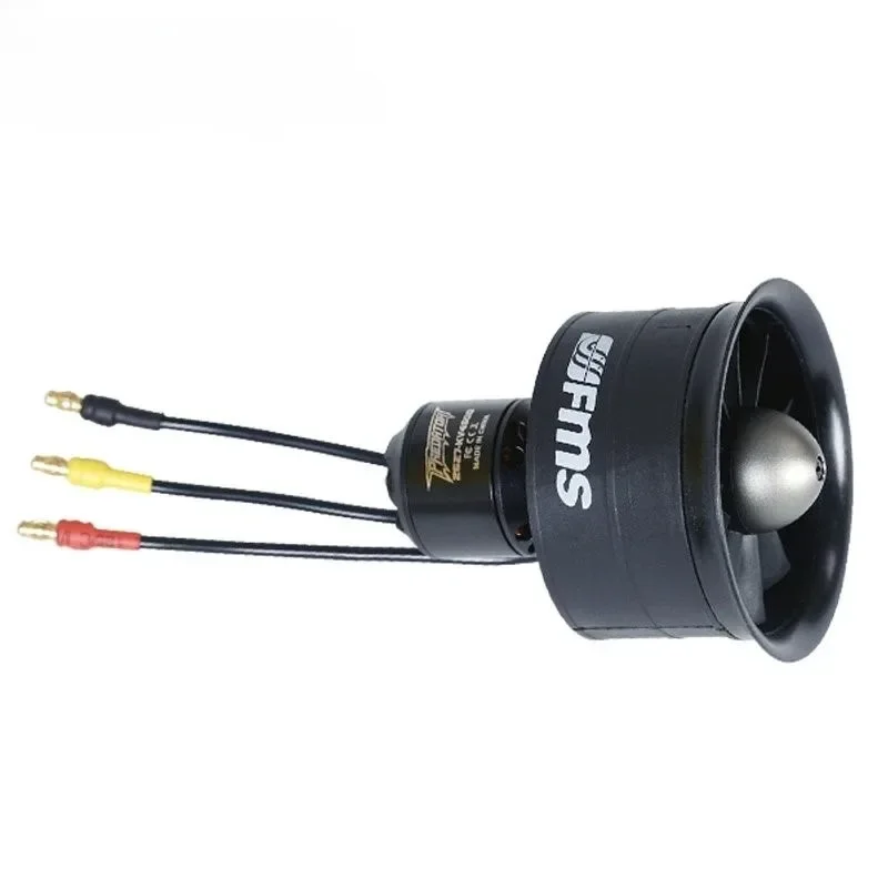 FMS 50mm 11-blades Ducted Fan 4500KV 4S Brushless Motor for RC Aircraft Model Accessory