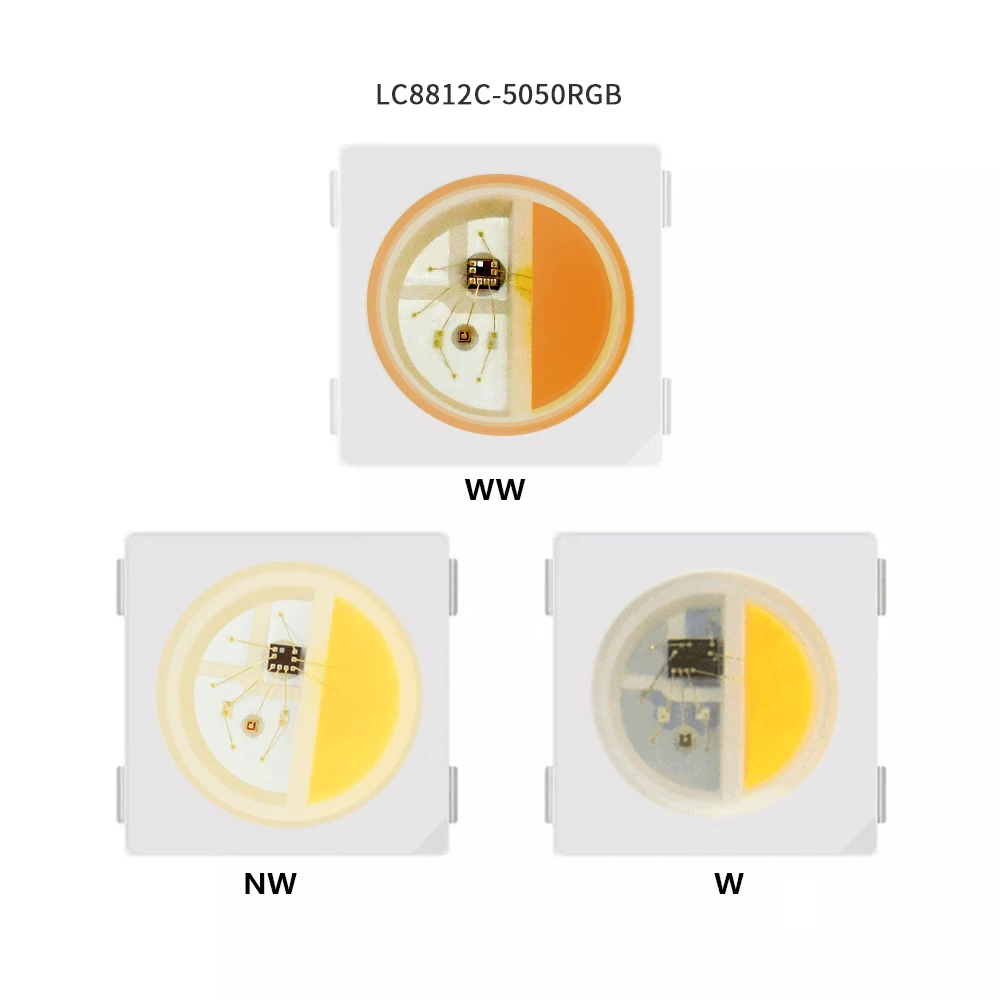 WS2812B LC8812B RGBW SMT LED Chip 5050 RGBW 4in1 Full Color LED Chip SK6812RGBW LED