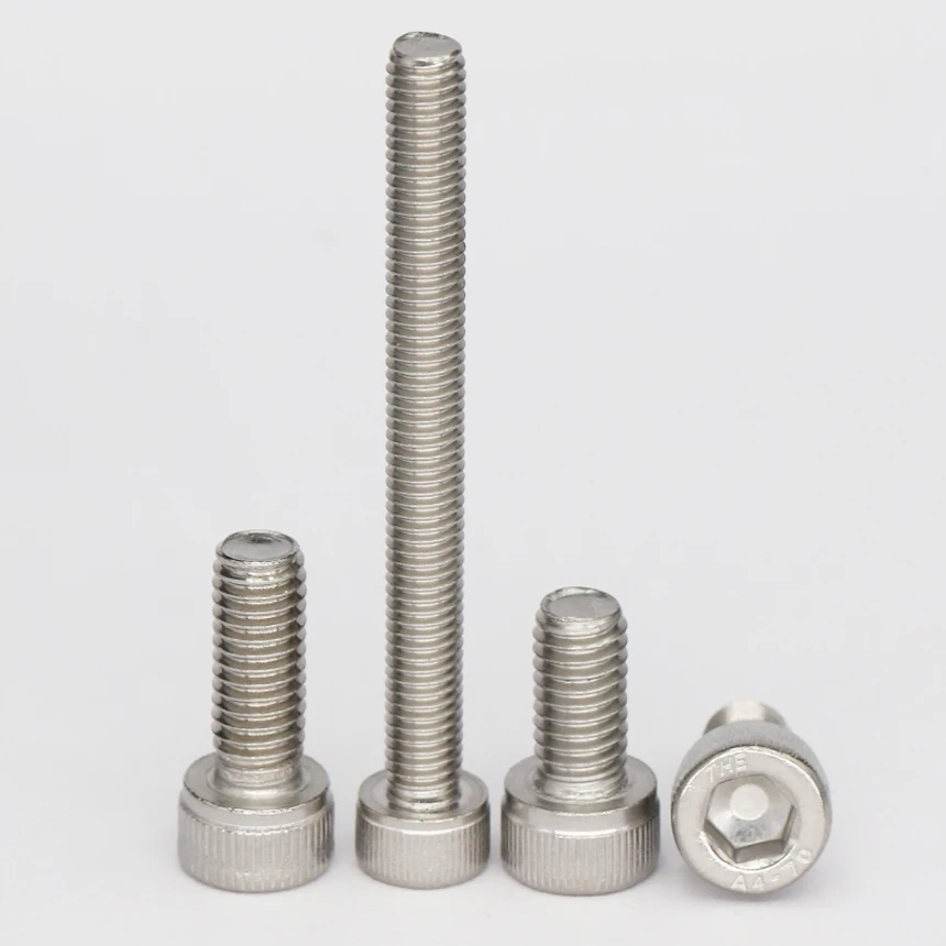 M10 M12 M14 M16 M20 16/25/30/40/50/60/70-100mm DIN912 316 Stainless Steel Cap Inner Hexagon Hex Socket Allen Head Cap Bolt Screw