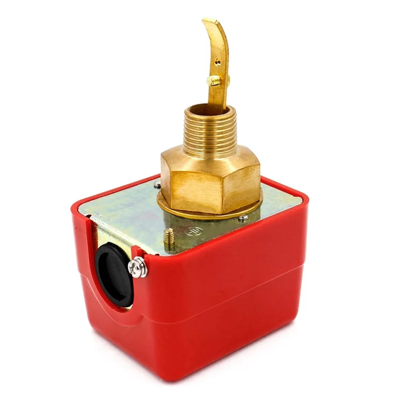 ABKJ-HFS-15 Paddle Flow Control Switch 1/2Inch 250V AC SPDT Water Cooling System Flow Blade Type Water Flow Switch