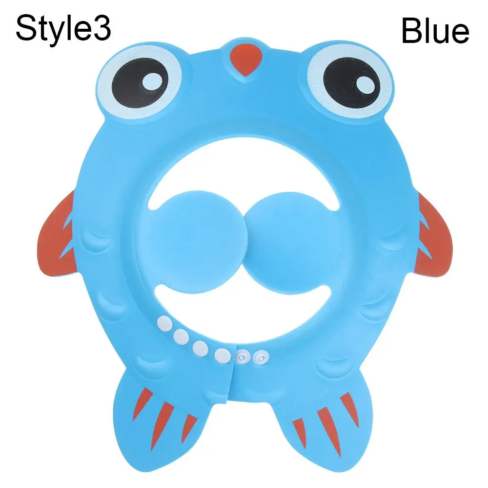 Boys Girls Waterproof Portable Eye Protection  Shower Caps Bath Visor Shampoo Hat Wash Hair Shield