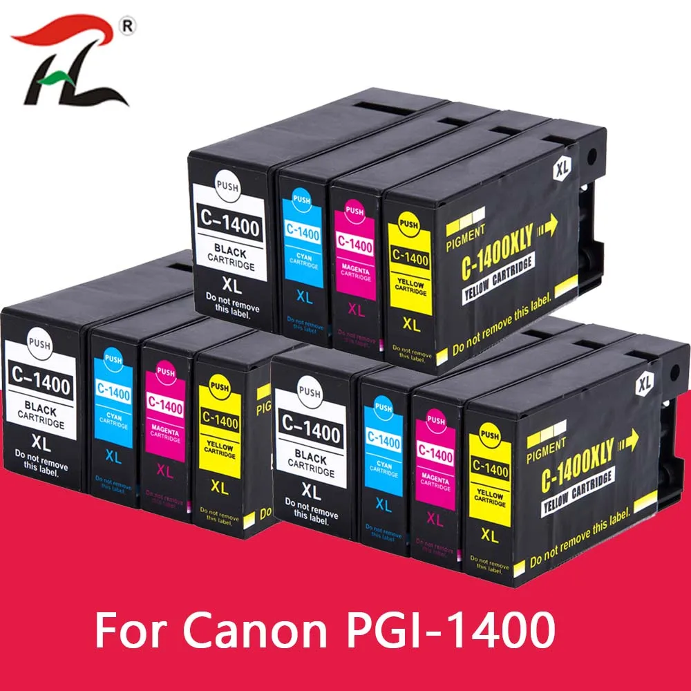 PGI-1400 PGI-1400XL compatible ink cartridge for Canon MAXIFY MB2340 MB2040 MB2140 MB2740 Printer full ink PGI 1400 PGI1400 XL