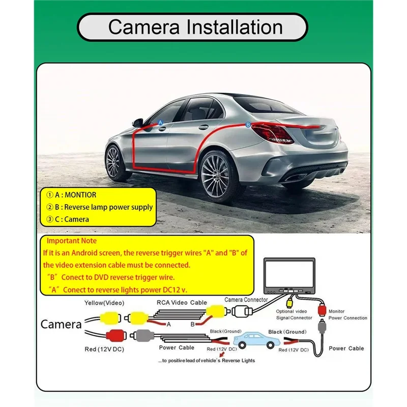 

Водонепроницаемая автомобильная камера заднего вида для Toyota Corolla 2007-2016 Avensis T25 T27 Auris Full AHD 1080P CVBS ночного видения