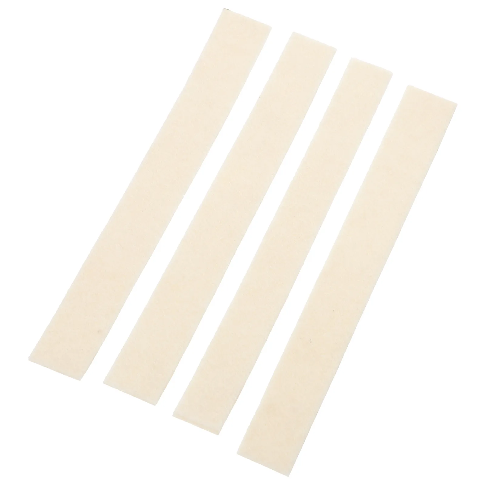4Pcs Flute Clarinet Saxophone Protective Felt Pad Set Easy Install Key Mute Strip for Musicians Wear Resistance Noise Reduction