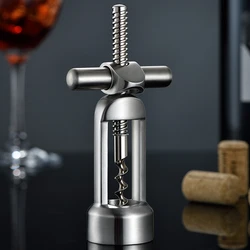 1/3Pcs 304 Stainless Steel Wine Bottle Opener, Leverage Design Corkscrew for Red Wine - Kitchenware Bar Tools