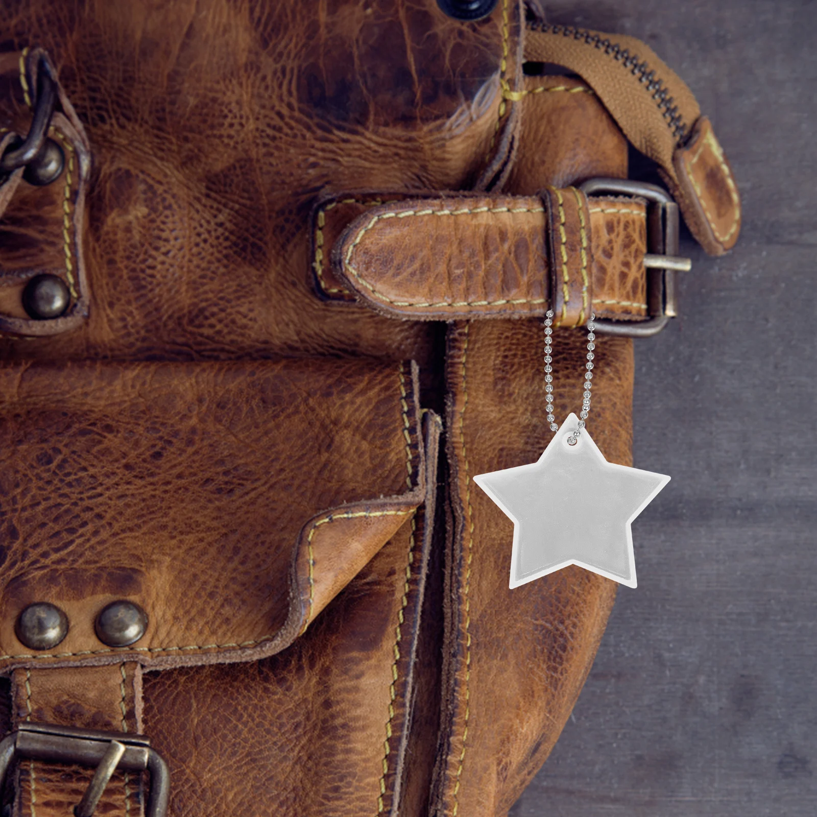 

26Pcs Star Shaped Reflector Pendants Safety Reflective Gear for Backpacks Keys Clothes Night Sports Decoration