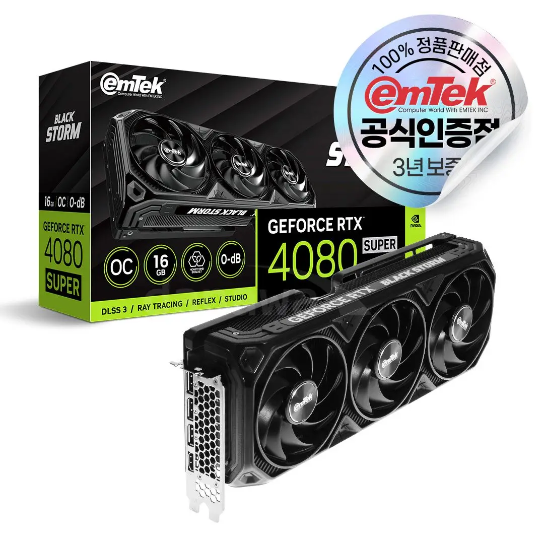 EMTEK GeForce RTX 4080 SUPER BLACK STORM OC D6X 16GB