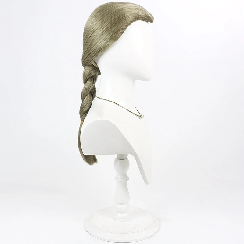Anime Bro Santa Cosplay Wig Widow Peak One Piece Braid For Halloween Comicon Party Adult Women Men