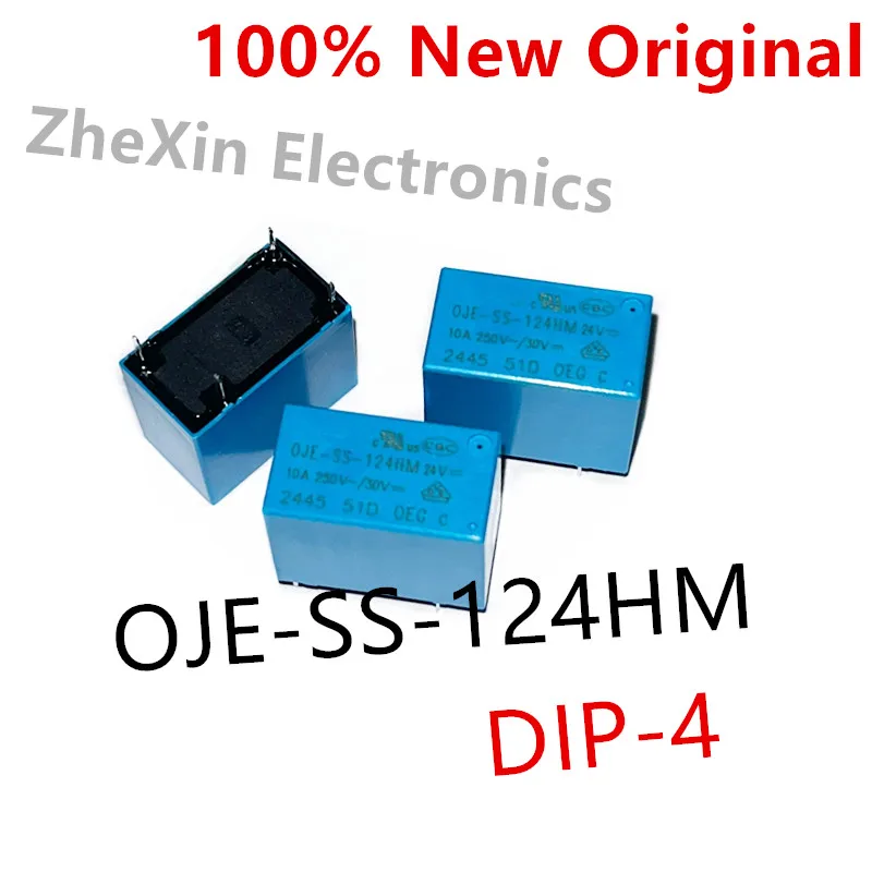 10PCS/Lot   OJE-SS-124HM 、OJE-SS-112HMF 、OJE-SS-124LMH   New Original Power Relay   OJE-SS-112HM
