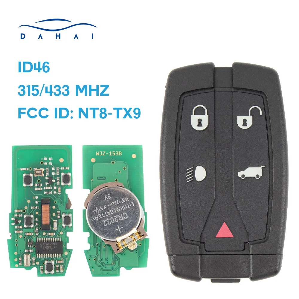 

DAhai car key 315/433Mhz ID46 Chip Car Remote Control Key For Land Rover Freelander 2 3 LR2 Ranger Rover Sport