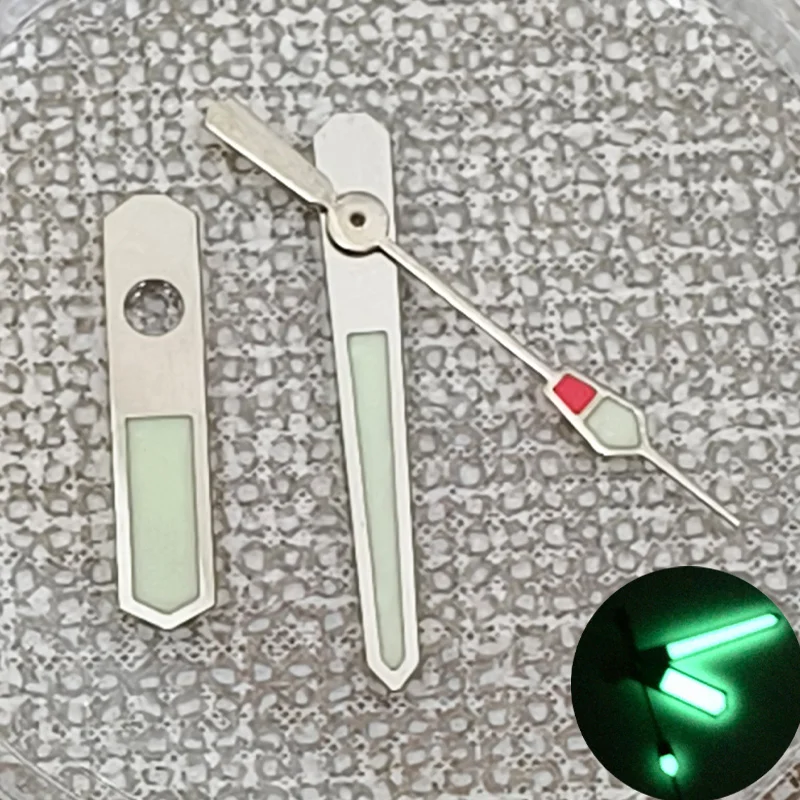 NH35 Watch Hands C3 Green Luminous NH36 Hands Fits for NH35 NH36 4R35 4R36 7S26 Movement Customized Men Watch Hands Parts
