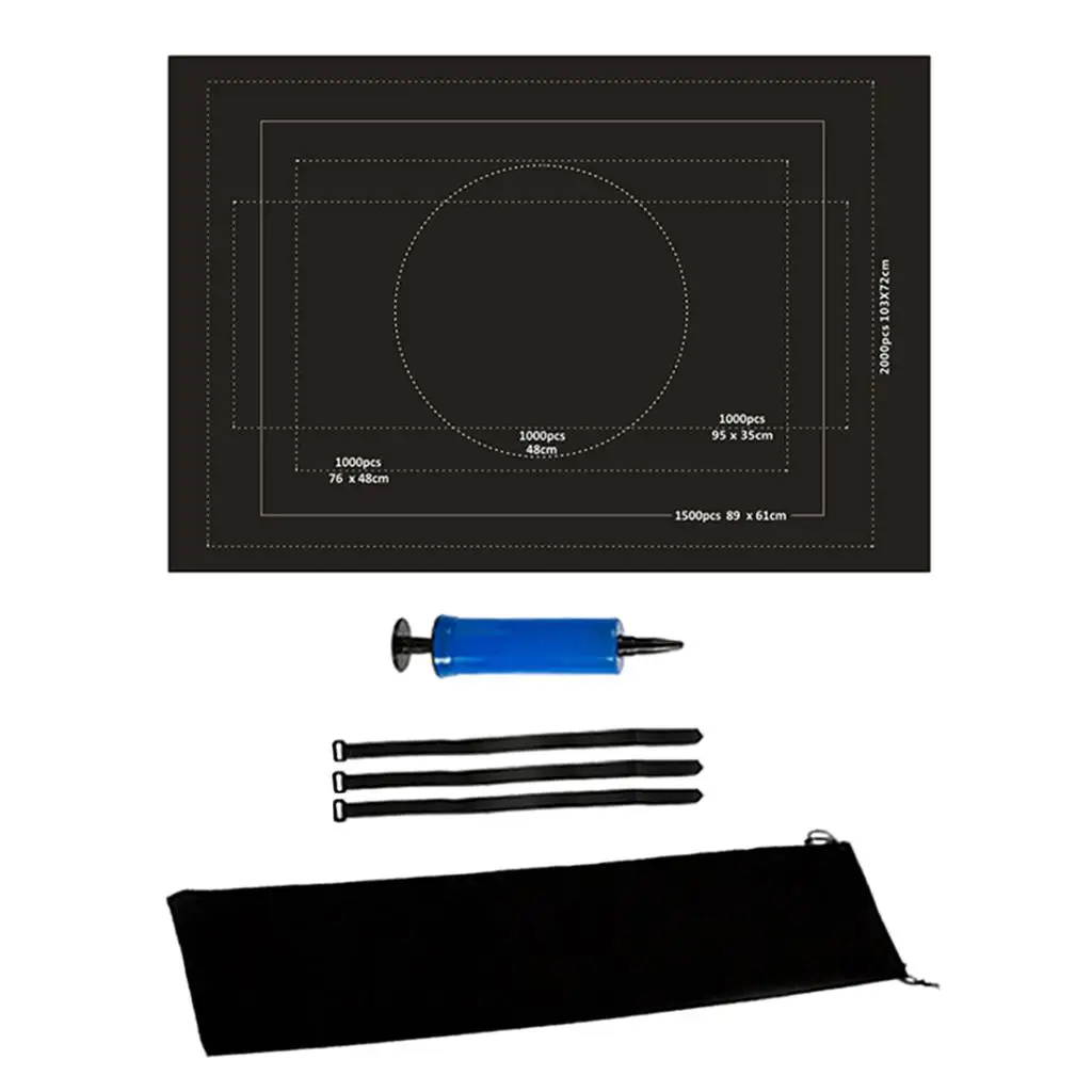 Portable Puzzle Play Mat 2000 Pieces Puzzles Travel Storage Bag