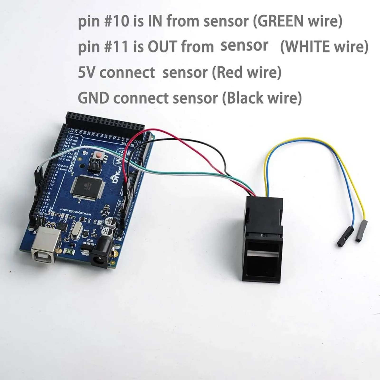 Optical Fingerprint Reader Sensor Module Door Lock Access Control Red Light for Arduino Mega2560 UNO R3