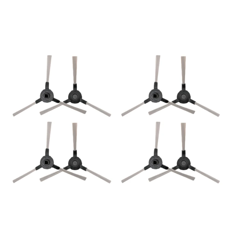 8 ชิ้นสัตว์เลี้ยงอะไหล่แปรงด้านข้างสําหรับ Proscenic 811 กิกะไบต์ 911SE / Symbo Xbot 5 PRO / Lauben หุ่นยนต์สูญญากาศ 26BB