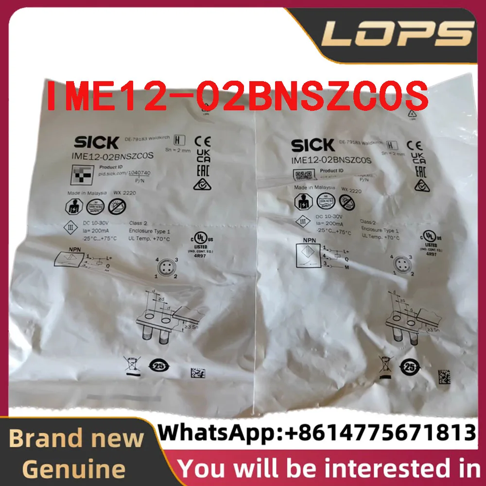IME12-02BNSZC0S Brand new original SICK order no.1040740 Inductive proximity sensor, welcome to consult