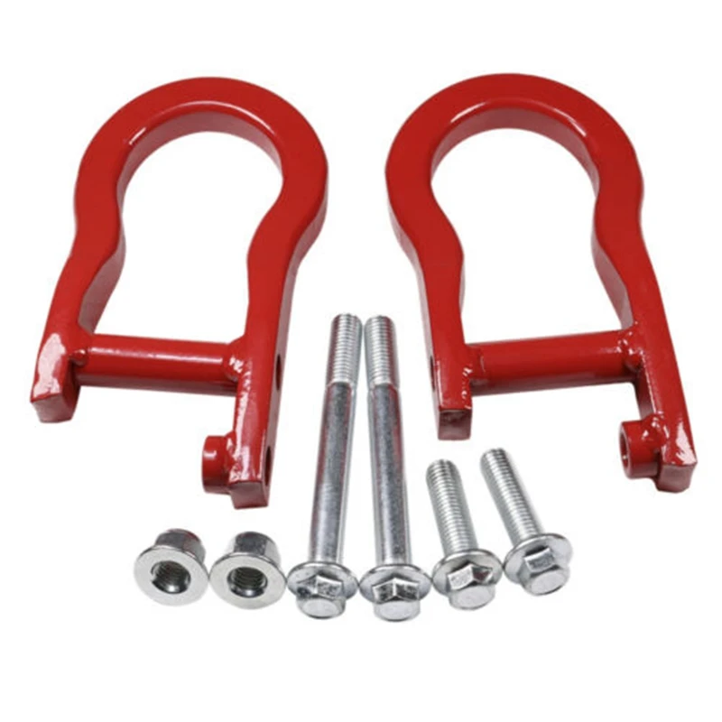 Red Tow Hooks Kit For Chevrolet Silverado 1500 GMC Sierra 1500 84192871 Spare Parts