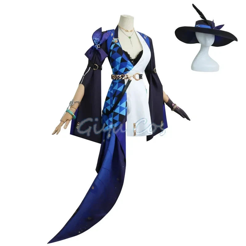 

♥2026 New Halloween Costume Cosplay Honkai Star Rail Jade Adult Carnival Uniform Anime Party s Masquerade Women Game ★★★